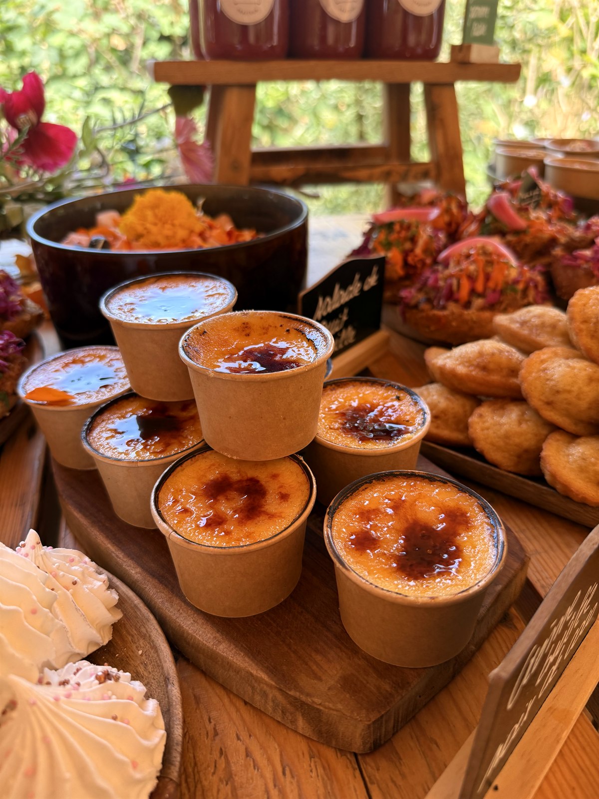 Crèmes brûlées en portions individuelles