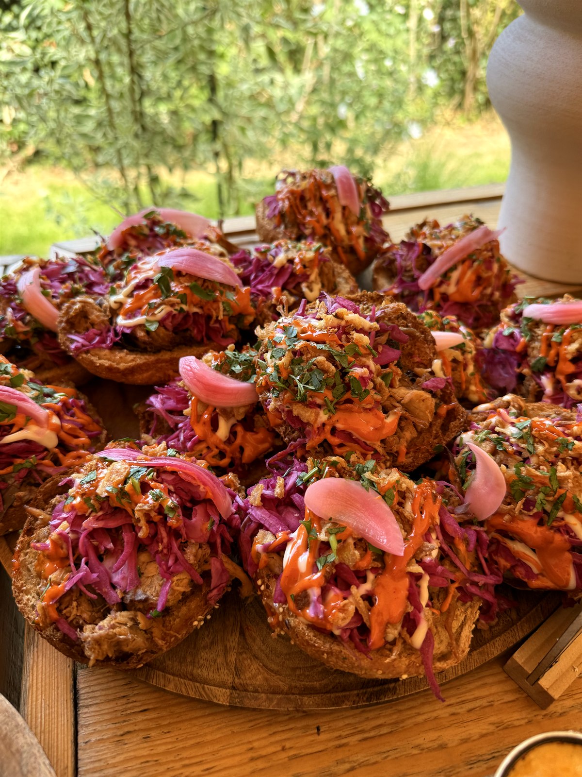 Toasts de pulled pork