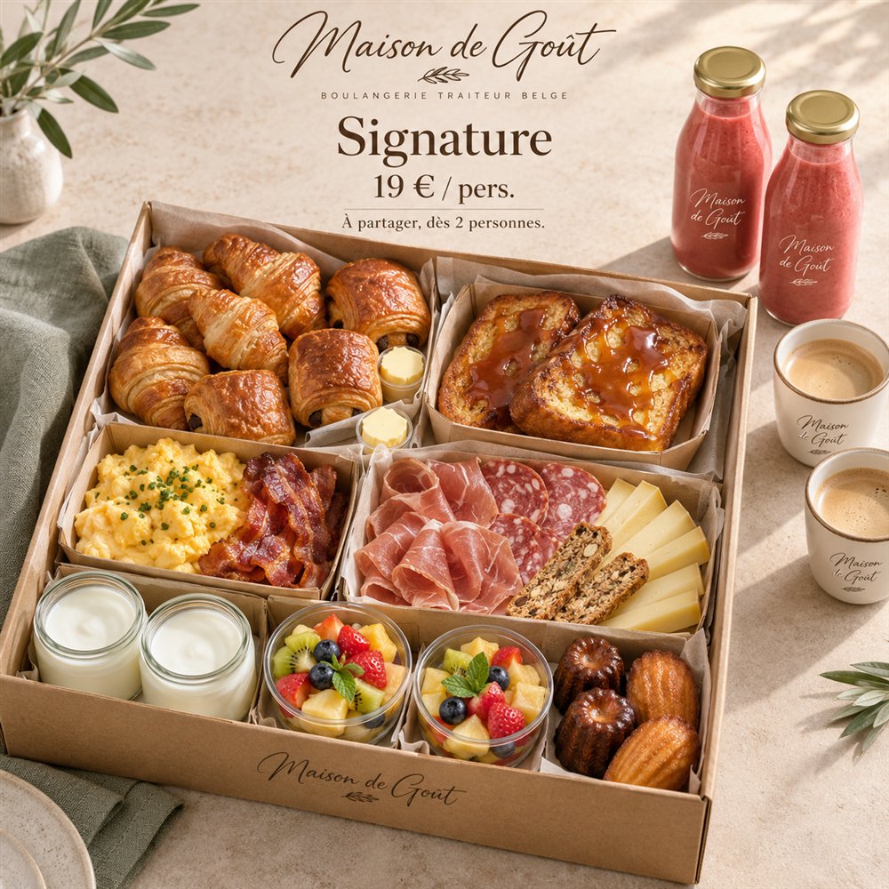 Petit-déjeuner Signature à partager